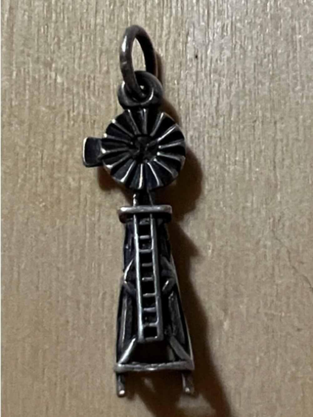 Early James Avery Windmill Charm in Sterling Silver